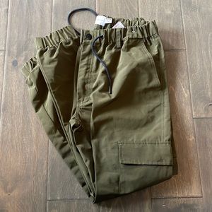 Topman Army Green Joggers 32x30